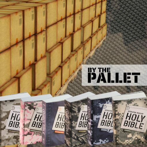 Donate a full Pallet of 3,072 Bibles - Church/School Sponsorship Pack!